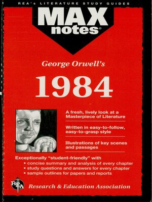 cover image of 1984 (MAXNotes Literature Guides)